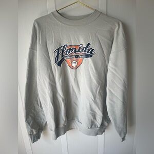 Gray Florida Graphic Men's Long Sleeve Top